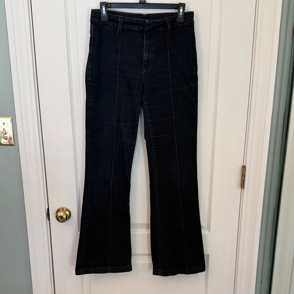 Black Flared Jeans